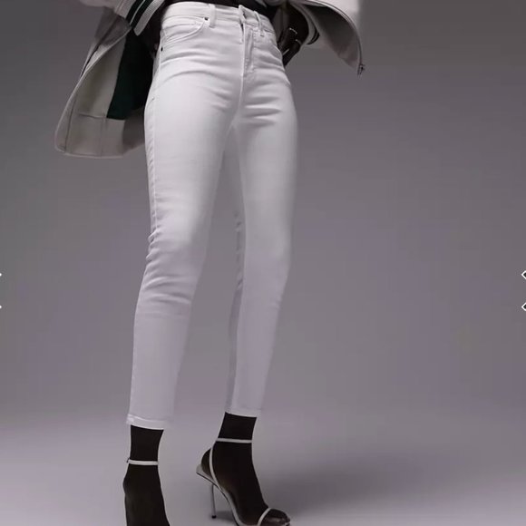 White Petite High Waist Jamie Jeans - Picture 4 of 4